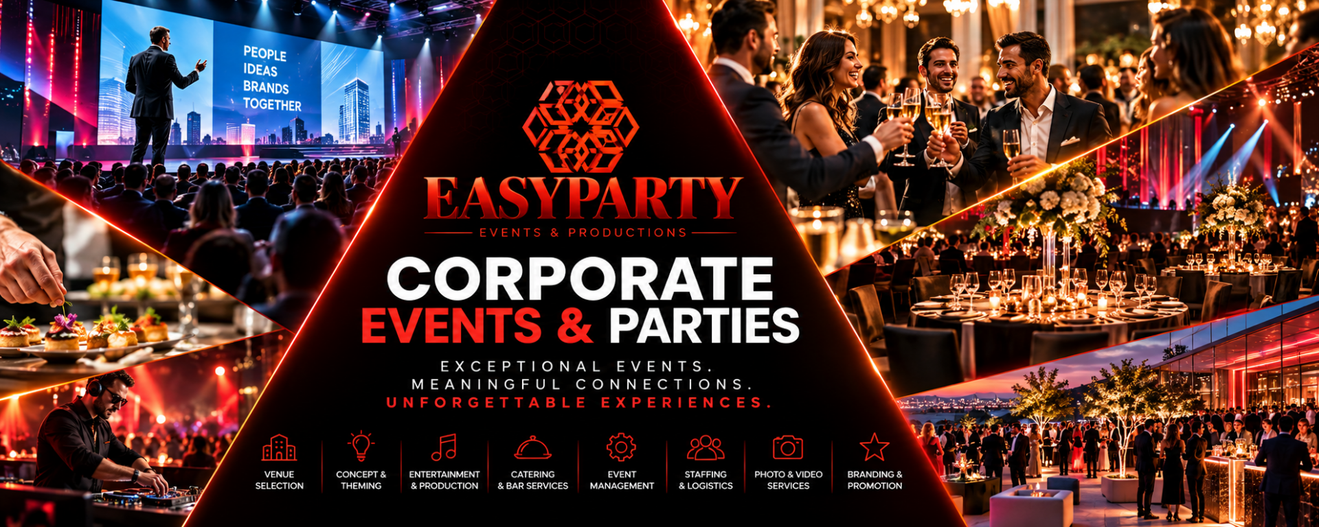 EasyParty | Corporate Events & Parties in Greece EasyParty Corporate Events & Parties – Corporate event planning, conferences, gala dinners, entertainment and event production in Athens, Greece.